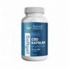 Hvid banke med blåt etiket – CBD Kapsler Softgel 1500mg fra Natural Hemp Life