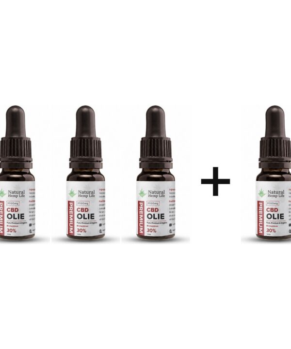 4 for 3: CBD Olie 30% (3000mg)