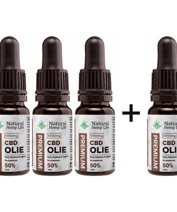 4 for 3: CBD Olie 50% (5000 mg)